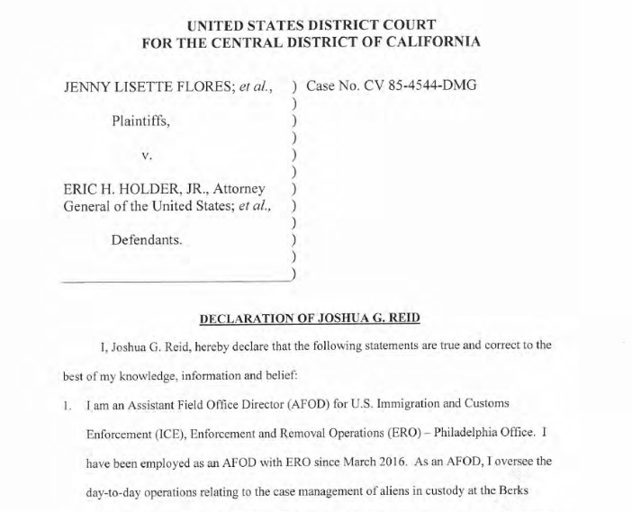 A court document